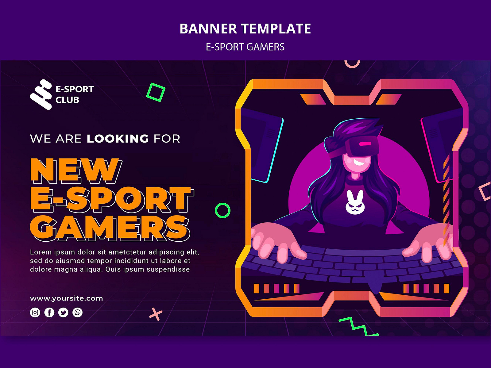 Banners for Gaming Streamers by Amelia Williams on Dribbble