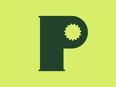 36 days letter p design 36 days letter p 36 days of type graphic design illustration letter design letter p design shapes simple simplicity vector