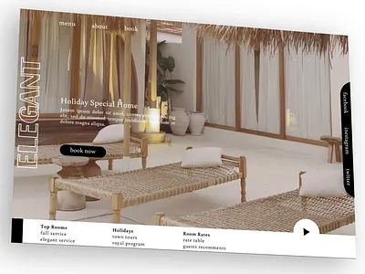 Hotel reservation website booking design figma holiday hotel minimal reservation summer ui ux website