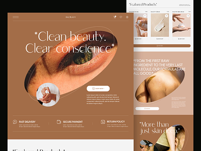 Awe Beauty-Skin Care Products Landing Page(Animated Version) animation awe beauty beauty clinic beauty website body care cosmetics cosmetics store cosmetology creative elegance hair landingpage makeup motion graphics salon skin care skincare spa website