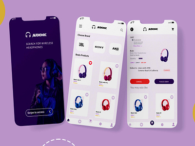 Ecommerce App 🛒 airpods app appel cart delivery e commernce ecommernce electronic store ios marketplace mobile oline store onlineshop shop app shopping app shoppinh app ui