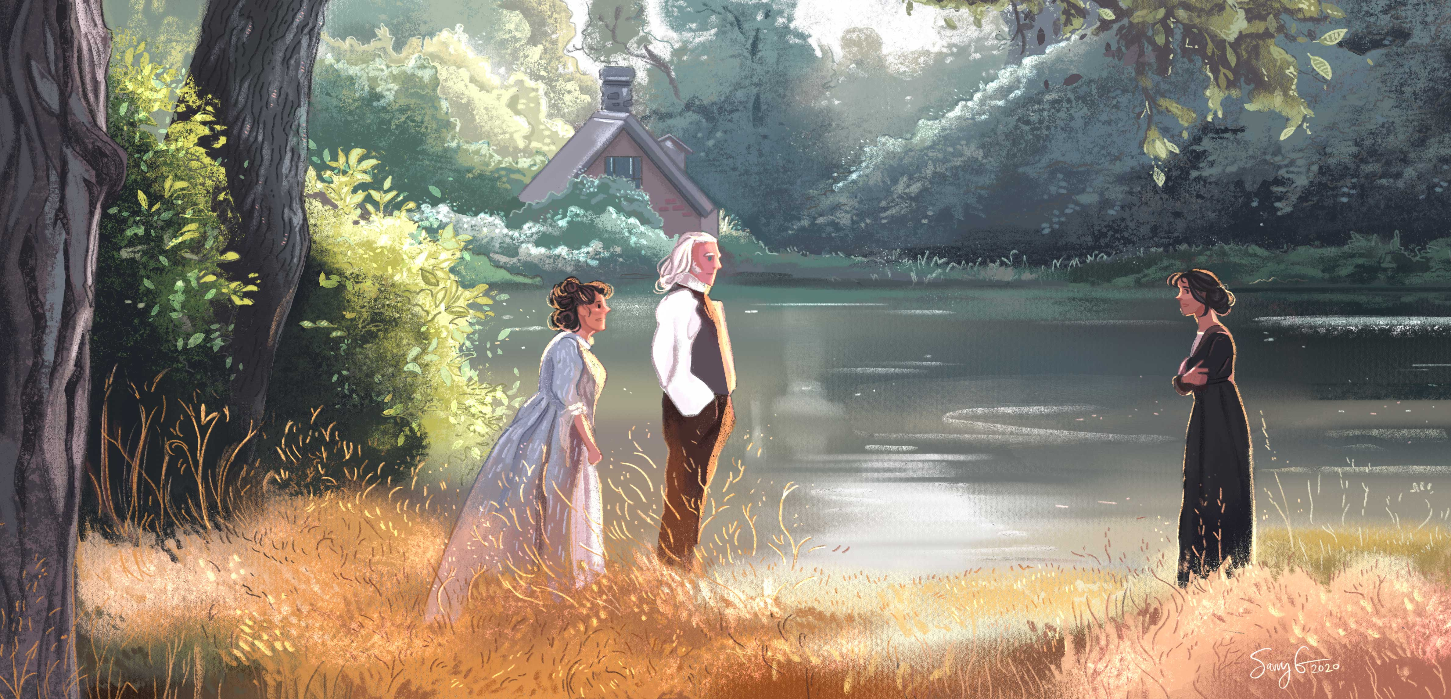 Pride and Prejudice Film Study childrensbooks digitalpainitng filmstudy illustration prideandprejudice