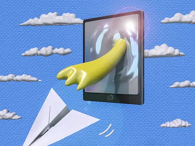 Email from telegram 3d art branding cinema4d design illustration simpsons telegram