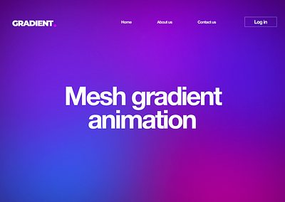 Mesh gradient animation (Figma) animation design figma gradient ui ux