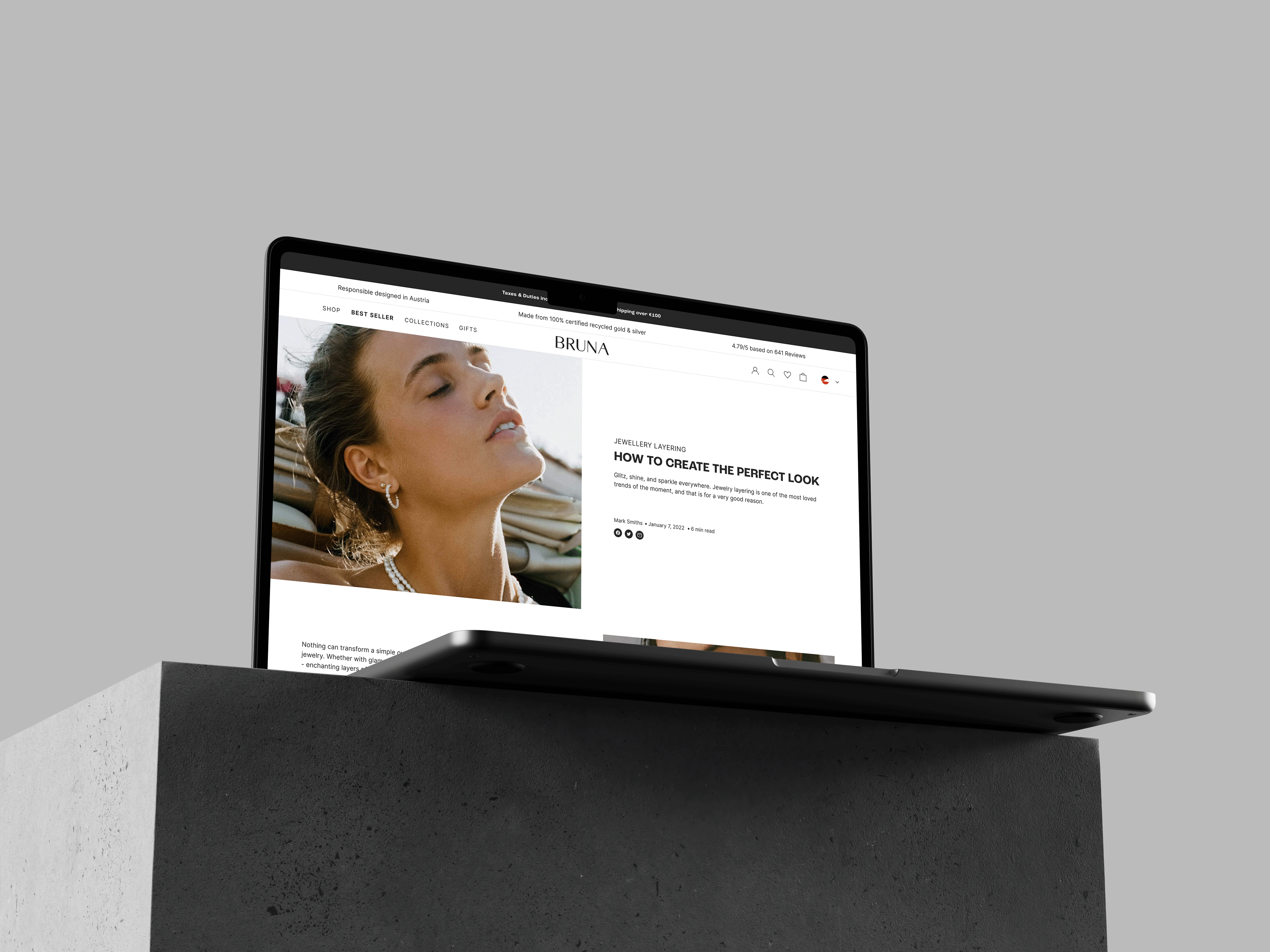 E-commerce Website Blog Post animation art direction blog post branding composition e commerce ecommerce layout modern motion motion graphics online shop responsible shop shopify sustainability web webshop website design