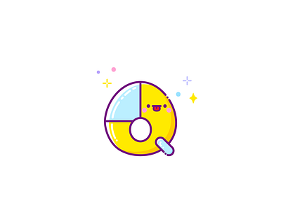 Q — Quarter adobe cartoon cartoon character cartoon illustration character design cute illustration cuteart illustration kawaii sticker vector