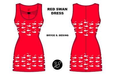 Swan Dress Design design graphic design