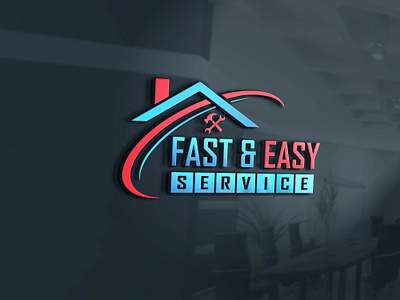 Fast and Easy Service Logo Design branding creative logo design graphic design illustration logo logo design logo maker logos minimalist logo real estate logo ui unique logo vector