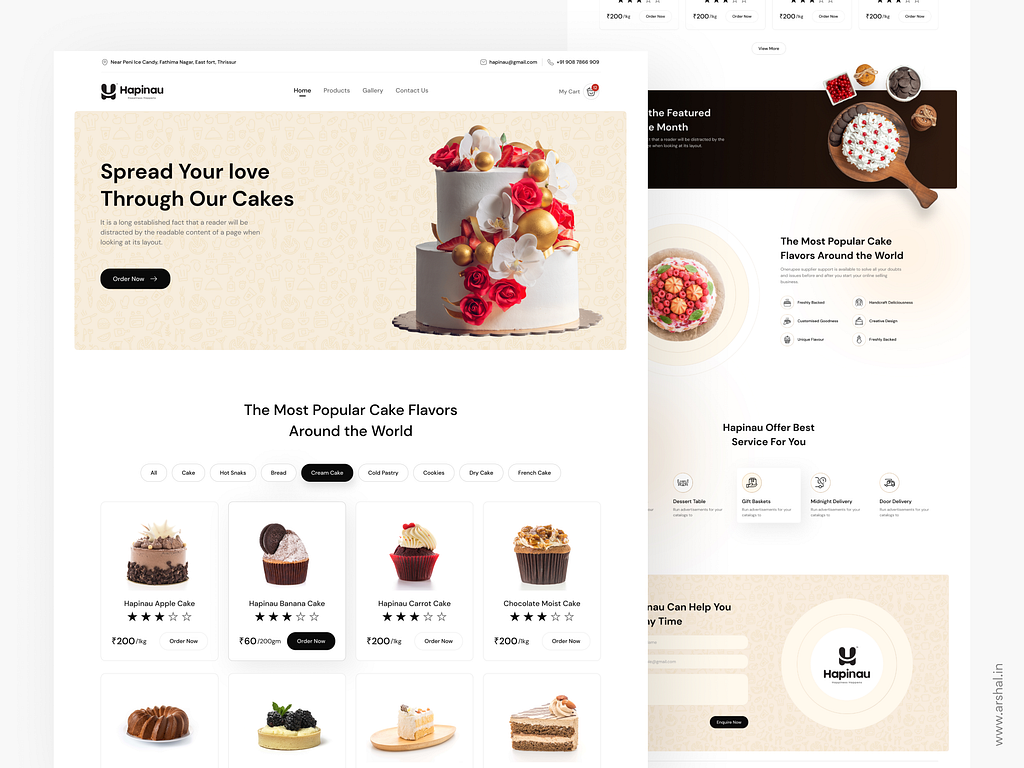 Landing Page UI Design by Arshal Ameen on Dribbble