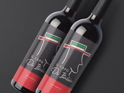Il Capo wine label design graphic design label logo packaging vector wine