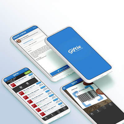 Mobile UI / UX for Giftie branding mobile ui