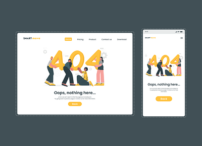 404 error page design 404errorpage graphic design productdesign ui ux