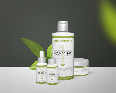 Fate Skincare rebranding branding graphic design illustration