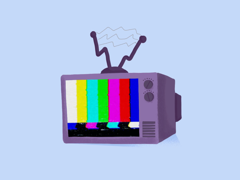 No signal 📺 animation character cute design illustration kawaii motiongraphics roughanimation sabrizeta tv