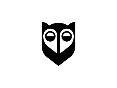 Iconic Cute Owl Logo animal logo bird bird logo cute owl design iconic logo logo design logodesign minimal minimalist logo modern owl owl bird owl logo simple technology unique