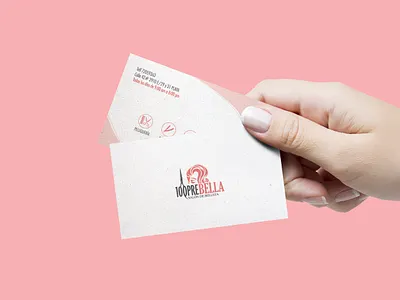 Business card design made for 100Prebella beauty graphicdesign carddesign typography