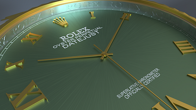 Rolex Datejust 3d modeling