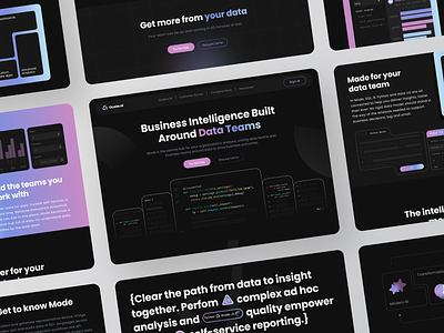 Ocode.ai - SaaS Landing Page 🔥 business code coding data data platform hero inspiration landingpage platform python query saas software sql technology ui ux web design webapp website