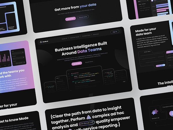 Ocode.ai - Saas Landing Page 🔥 By Rohmad Khoirudin For Odama On Dribbble