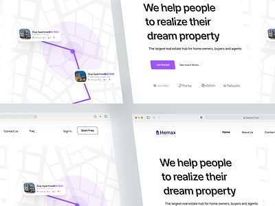 Real-estate Landing Design architecture building design home home page landing page properties property property managemenet real estate landing page real state agency realestate realestateagent realestateinvestor residence ui ux web web design website