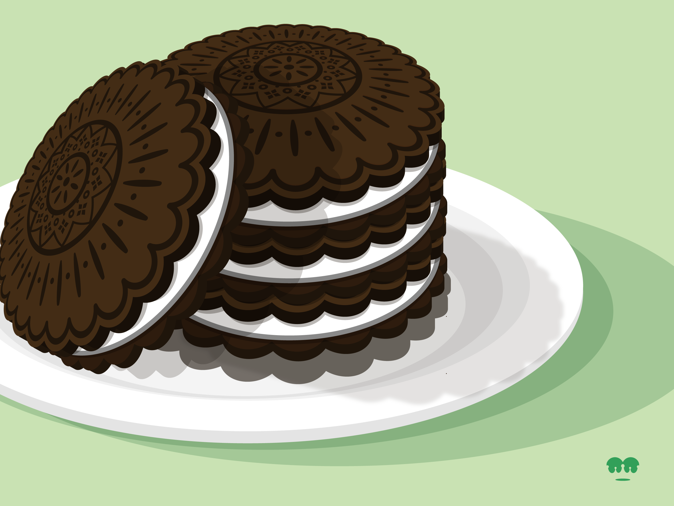 Cookies cartoon clean cookies design dessert doodle food graphic graphic design icon illustration toon vector