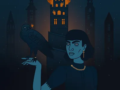 Battle design illustration portrait simple vector