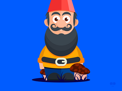 Gnome 2d after effects animation branding cartoon clean design doodle fun funny gnome graphic graphic design icon illustration logo motion motion graphics toon vector