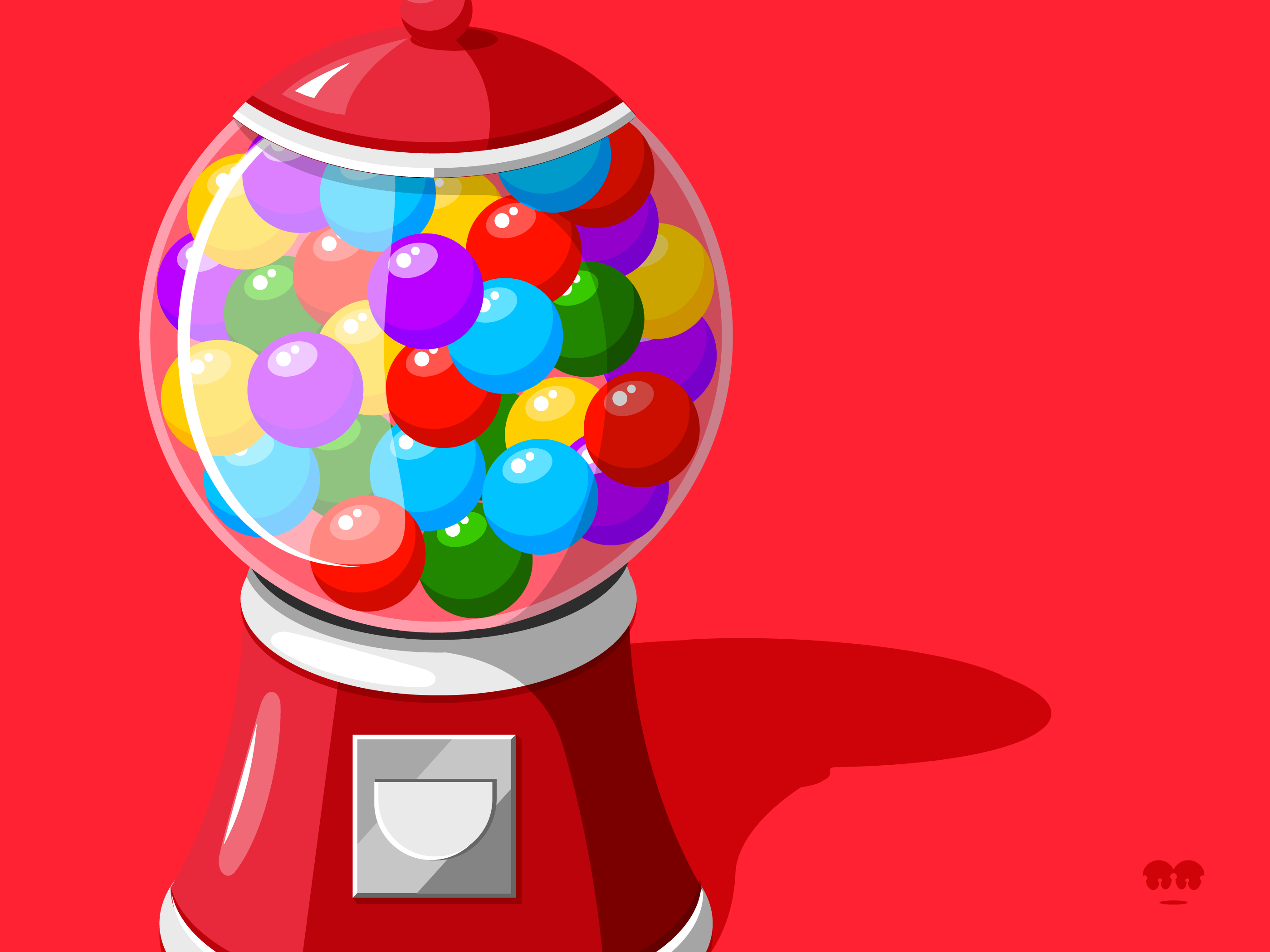 Sweet Tooth cartoon clean design fun graphic graphic design gum gum balls icon illustration nostalgia retro simple toon vector