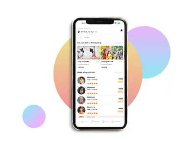 Booking app ui