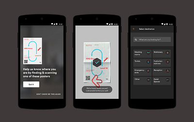 AR WayFinder ar augmented reality illustration map pin ui way finder