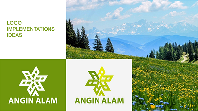 Community Logo Idea - Angin Alam branding community logo corporate style graphic design illustration logo ui vector