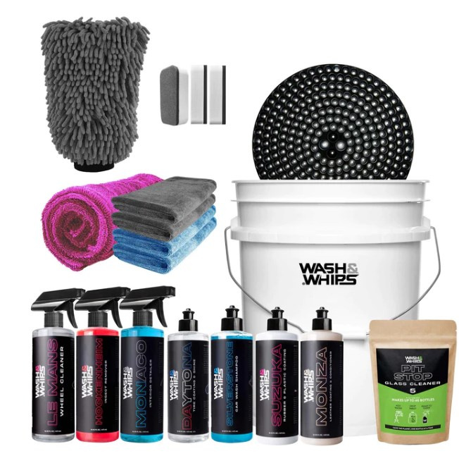 Pro Car Detailing Kits by Wash&Whips on Dribbble