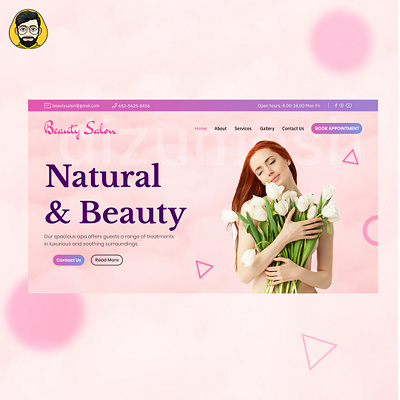 Beauty Salon Web Design design landingpage webdesign