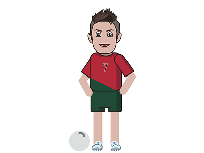 Cristiano Ronaldo Animation Set animation apps football illustrator lottie motion graphics portugal soccer sports vector website