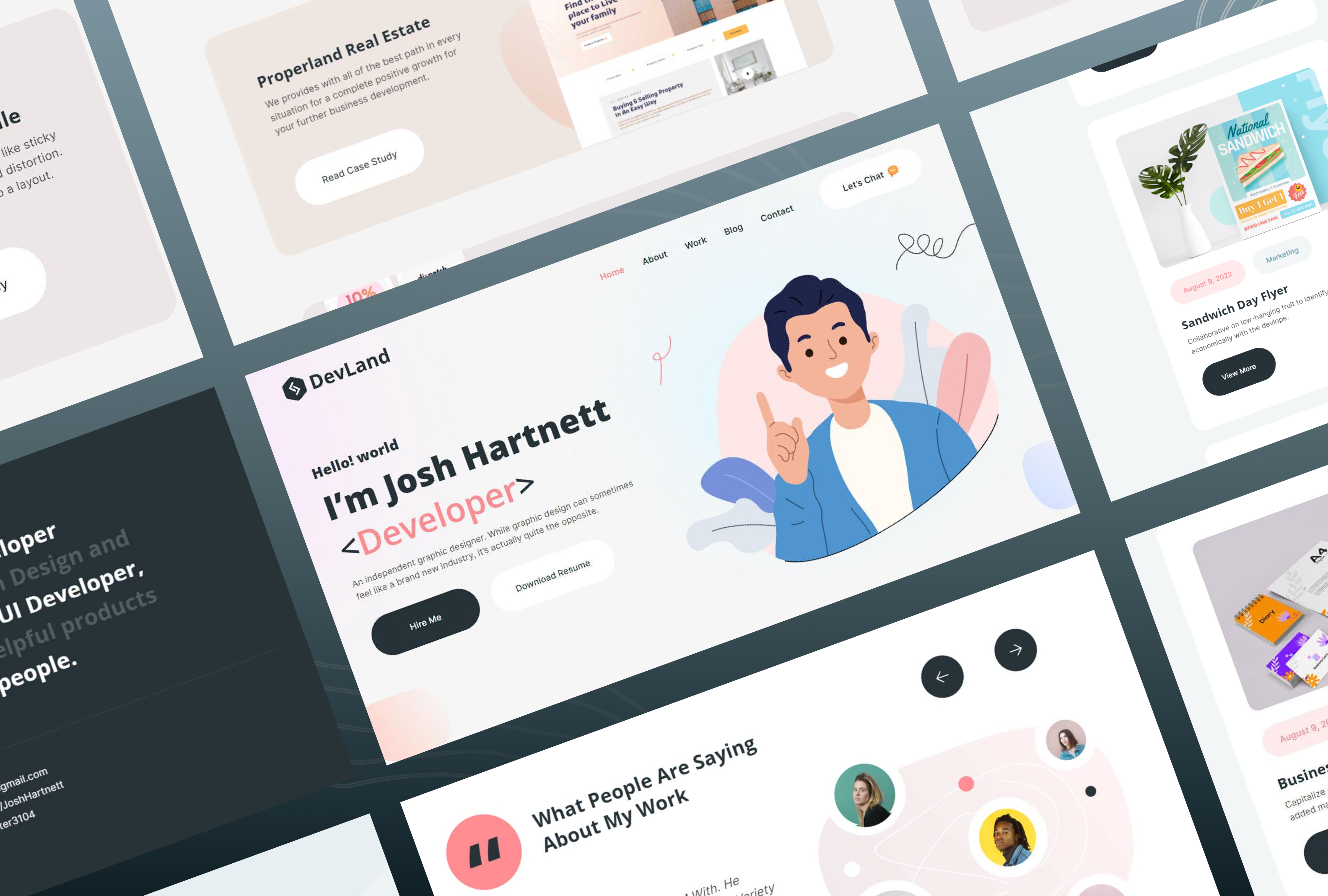 Premium Portfolio Webflow Website Template Design By VictorFlow On Dribbble