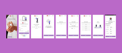 Health and wellness app app design graphic design uiux