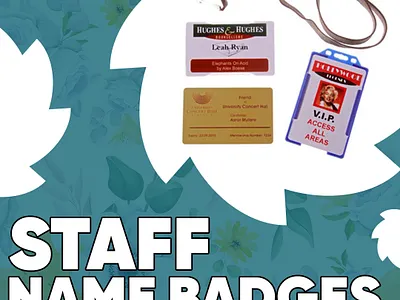 Staff Name Badges staff name badges