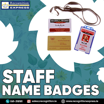Staff Name Badges staff name badges