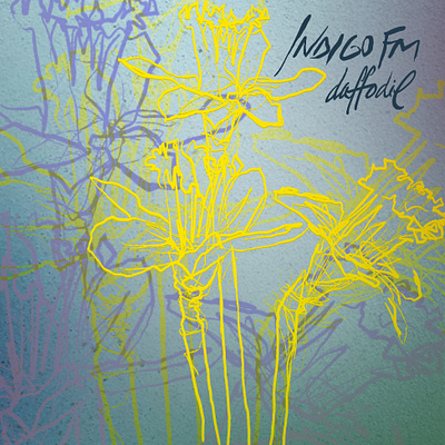 Daffodil album artwork album cover daffodil design digital drawing drawing flowers graphic design illustration yellow