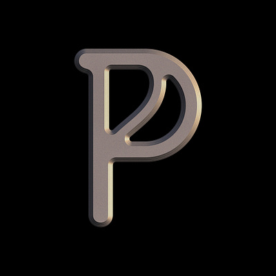 P 36 days of type 3d bevel branding design extrude graphic design illustration illustrator lettering logo monoline p serif typography vector