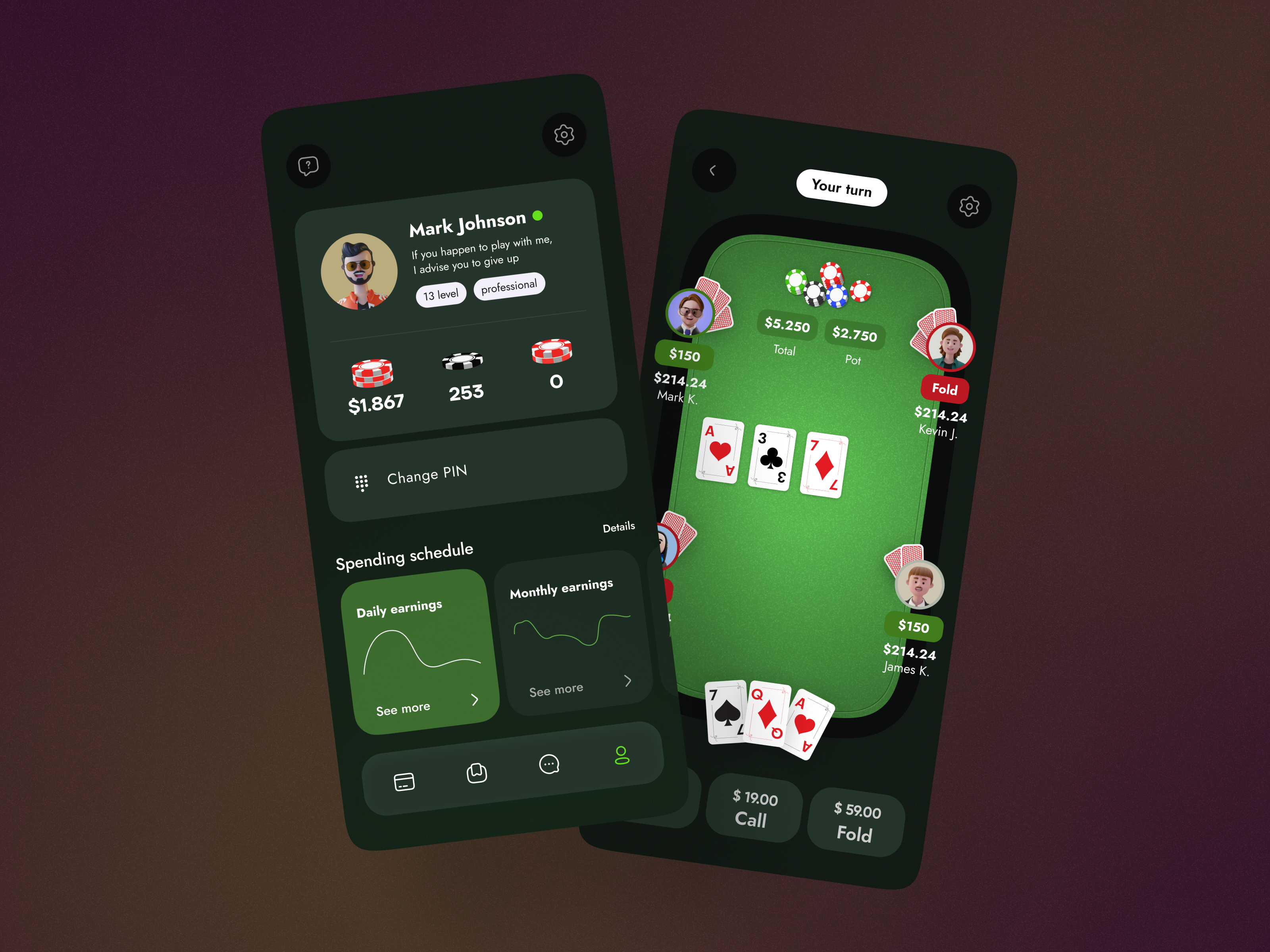 Poker App Concept by Ronas IT