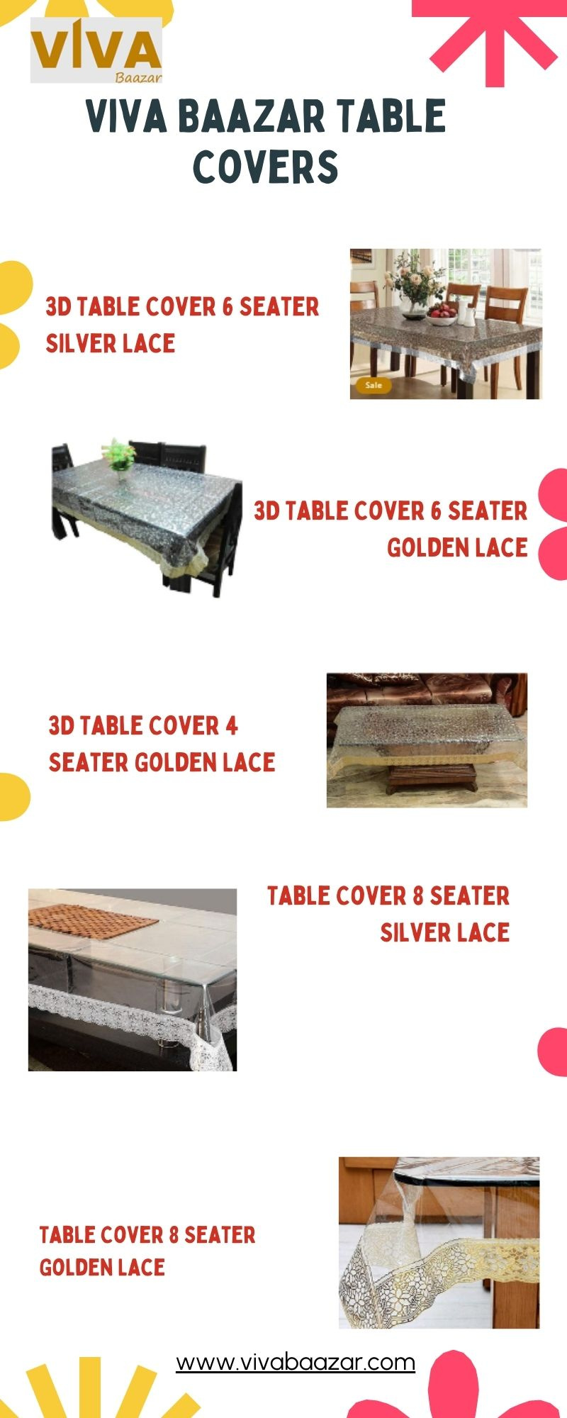 Table Covers For Everyday Use by Viva Impex on Dribbble