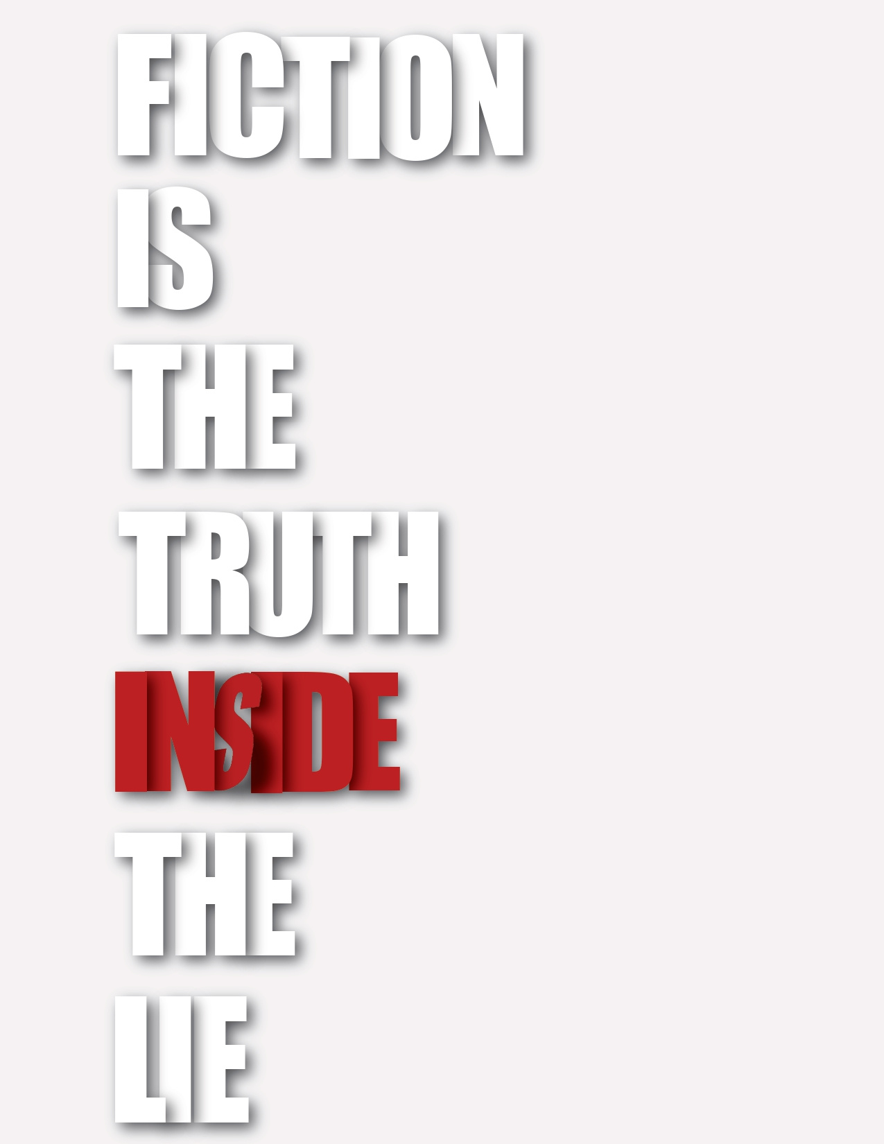 Shadow effect with a quote branding design display font effect font graphic design quote quotes shadow shadow effect typeface typography vector