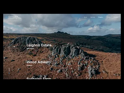 Oxygen Conservation Website Prototype Animation animation concept conservation design england environmental natural nature prototype scotland ui uk ux visual wales website