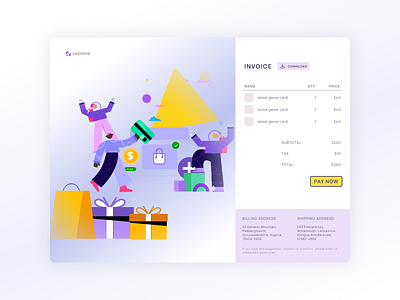 DailyUI_D46_Invoice branding daily ui design invoice ui