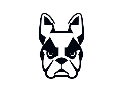 French Bulldog Logo branding design graphic design icon illustration logo typography ui ux vector