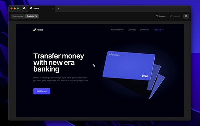 Finance Landing Page 3d 3d card banking card cards cash finance interactive landing page money payment transaction