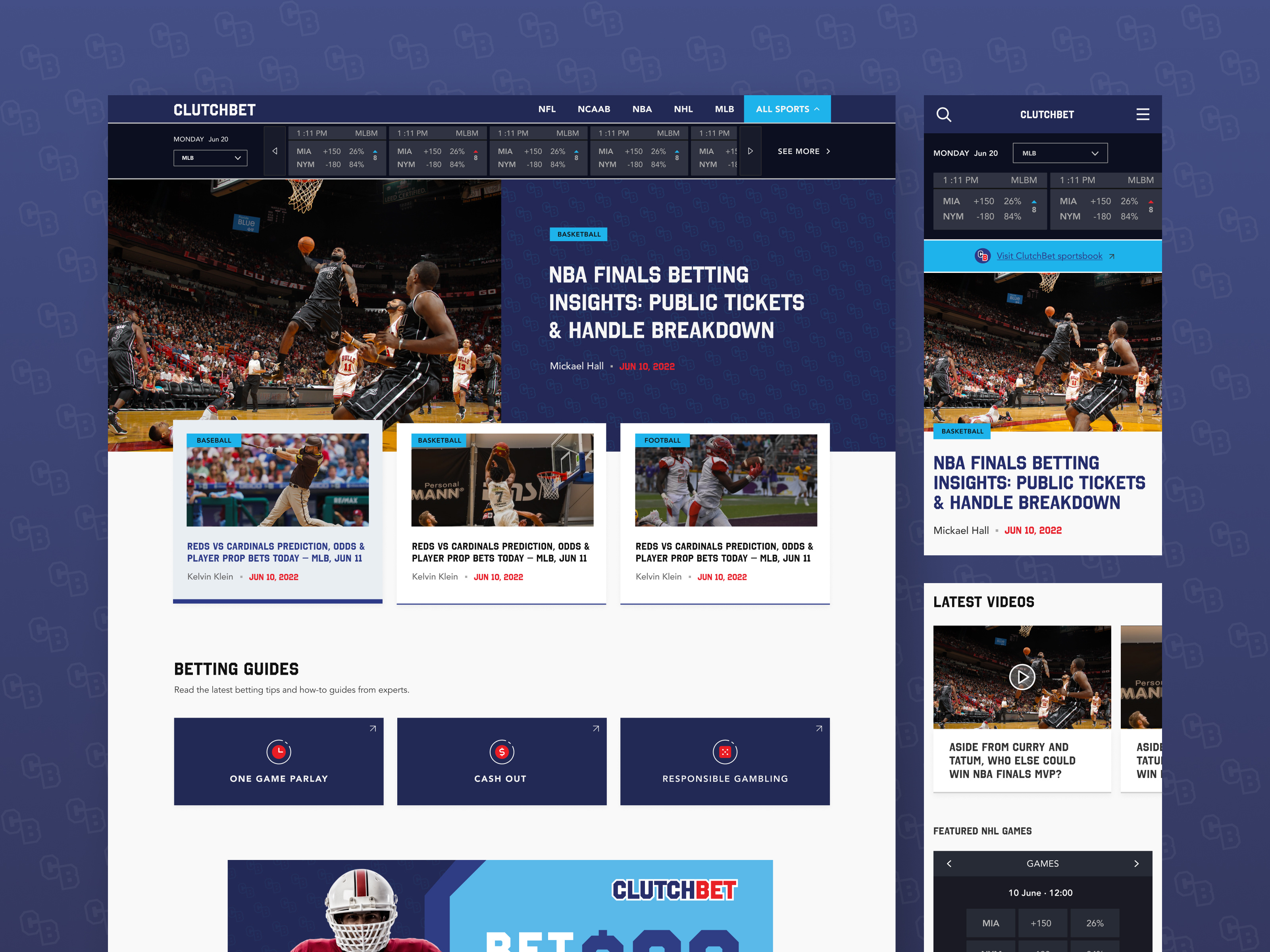 Example of Website Redesign