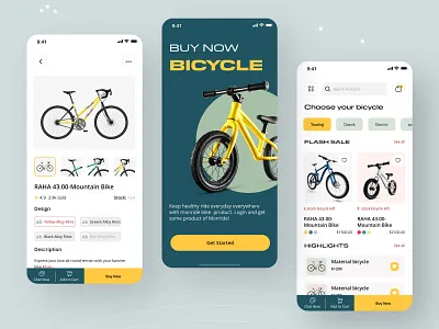 Bicycle Shop App adventure app bicycle bicycle store bicycle store app bike app bike buy bike mobile bike ride buy e shop figma graphic design mobile app mountain store ui ui design user interface ux