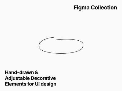 Abstract Shape, Decoration or Scribble for a Website or UI #005 ux